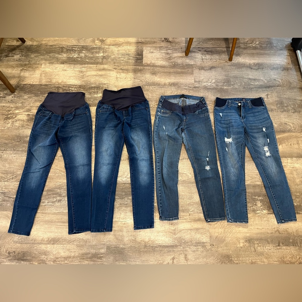 Lot of 4 Maternity Jeans